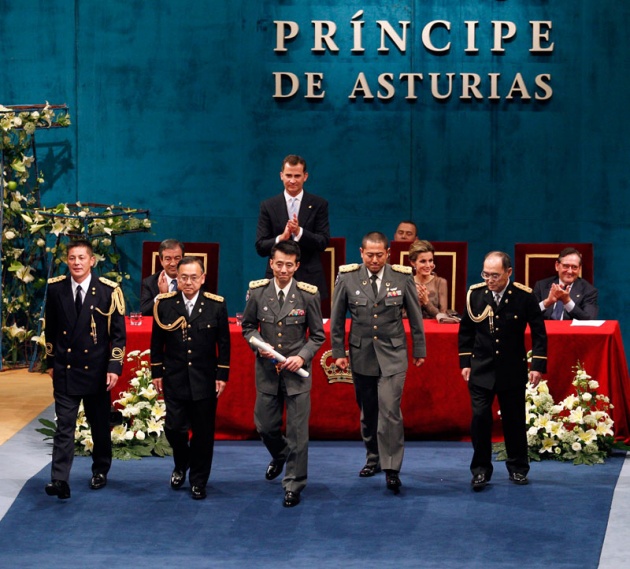 Don Felipe ha presidido, acompaado de la princesa de Asturias y en presencia de la reina, la ceremonia de entrega de la XXXI edicin de los Premios Prncipe de Asturias.