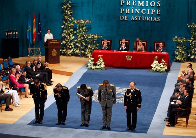 Don Felipe ha presidido, acompaado de la princesa de Asturias y en presencia de la reina, la ceremonia de entrega de la XXXI edicin de los Premios Prncipe de Asturias.