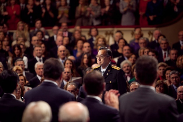 Don Felipe ha presidido, acompaado de la princesa de Asturias y en presencia de la reina, la ceremonia de entrega de la XXXI edicin de los Premios Prncipe de Asturias.