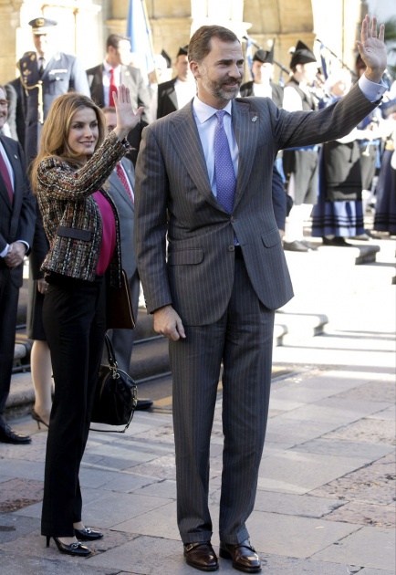 El Prncipe Felipe y Doa Letizia presidirn hoy el concierto que reunir a la OSPA y a los tres coros de la Fundacin