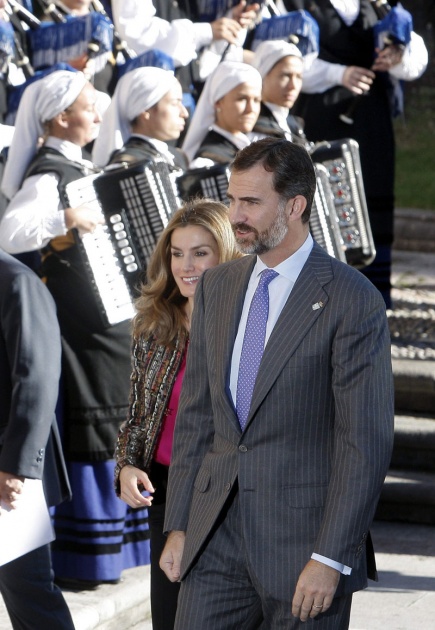 El Prncipe Felipe y Doa Letizia presidirn hoy el concierto que reunir a la OSPA y a los tres coros de la Fundacin