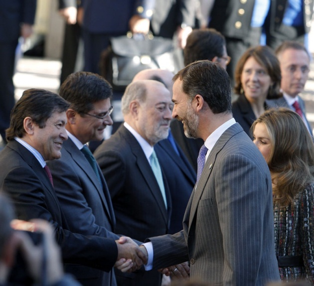 El Prncipe Felipe y Doa Letizia presidirn hoy el concierto que reunir a la OSPA y a los tres coros de la Fundacin