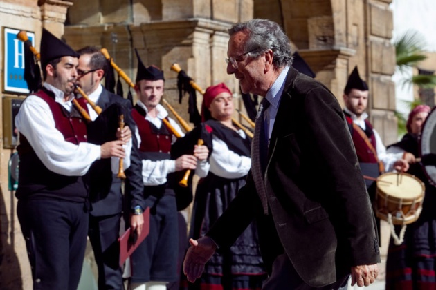 Moneo a su llegada a Oviedo