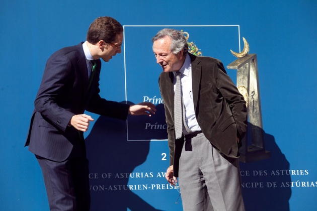 Moneo a su llegada a Oviedo