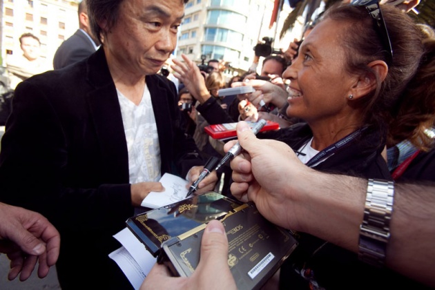 Llegada a Oviedo de Shigeru Miyamoto, galardonado con el Premio Prncipe de Asturias de Comunicacin y Humanidades