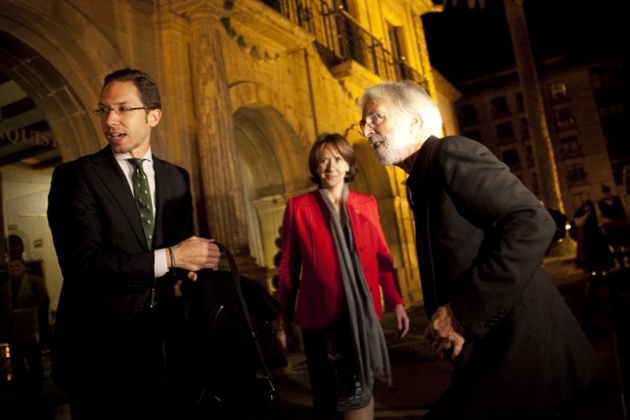 Llegada de Michael Haneke, Premio Prncipe de Asturias de las Artes