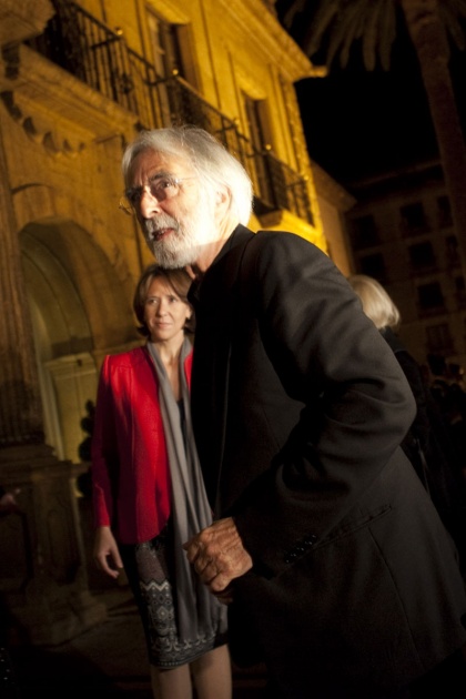 Llegada de Michael Haneke, Premio Prncipe de Asturias de las Artes