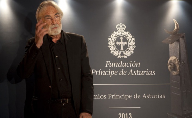 Llegada de Michael Haneke, Premio Prncipe de Asturias de las Artes