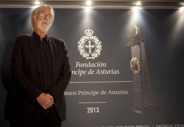 Llegada de Michael Haneke, Premio Pr�ncipe de Asturias de las Artes