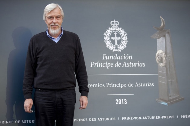 Llegada de Rolf Hauer, Director del CERN, Premio Prncipe de Asturias de Investigacin Cientfica y Tcnica