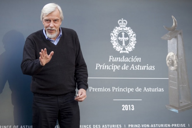 Llegada de Rolf Hauer, Director del CERN, Premio Prncipe de Asturias de Investigacin Cientfica y Tcnica