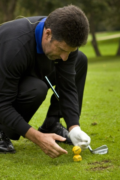 Jos Mara Olazbal, Premio Prncipe de Asturias de los Deportes, visita el Real Club de Golf de Castiello en Gijn