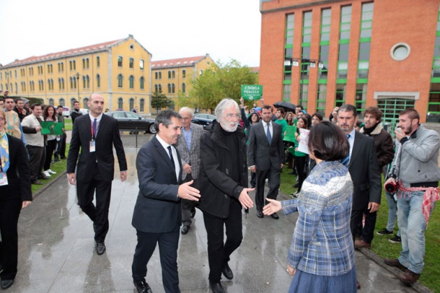 Michael Haneke, Premio Prncipe de Asturias de las Artes, protagoniza un encuentro en el campus de Humanidades del Miln en Oviedo