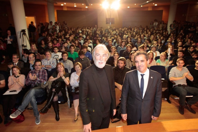 Michael Haneke, Premio Prncipe de Asturias de las Artes, protagoniza un encuentro en el campus de Humanidades del Miln en Oviedo