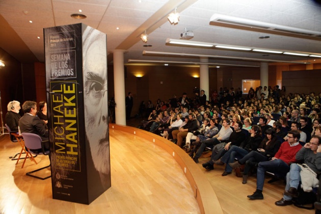 Michael Haneke, Premio Prncipe de Asturias de las Artes, protagoniza un encuentro en el campus de Humanidades del Miln en Oviedo