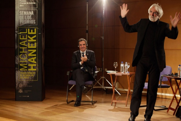 Michael Haneke, Premio Prncipe de Asturias de las Artes, protagoniza un encuentro en el campus de Humanidades del Miln en Oviedo