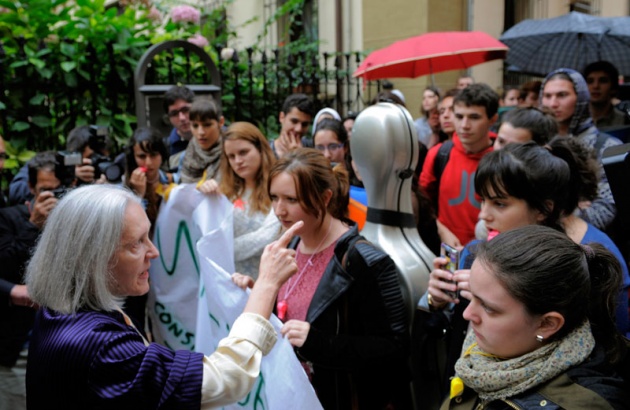 Charla de Saskia Sassen, Premio Prncipe de Asturias de Ciencias Sociales 2013, en el el Museo Arqueolgico