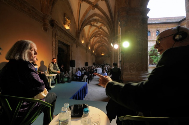 Charla de Saskia Sassen, Premio Prncipe de Asturias de Ciencias Sociales 2013, en el el Museo Arqueolgico