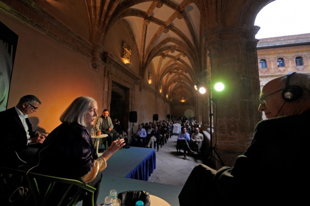 Charla de Saskia Sassen, Premio Prncipe de Asturias de Ciencias Sociales 2013, en el el Museo Arqueolgico