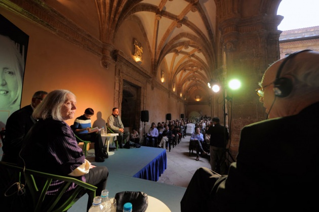 Charla de Saskia Sassen, Premio Prncipe de Asturias de Ciencias Sociales 2013, en el el Museo Arqueolgico