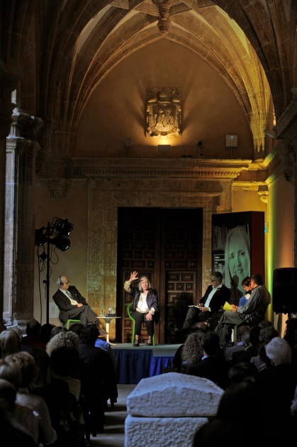 Charla de Saskia Sassen, Premio Prncipe de Asturias de Ciencias Sociales 2013, en el el Museo Arqueolgico