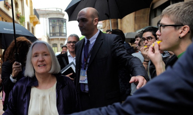 Charla de Saskia Sassen, Premio Prncipe de Asturias de Ciencias Sociales 2013, en el el Museo Arqueolgico