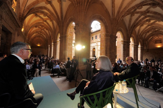 Charla de Saskia Sassen, Premio Prncipe de Asturias de Ciencias Sociales 2013, en el el Museo Arqueolgico