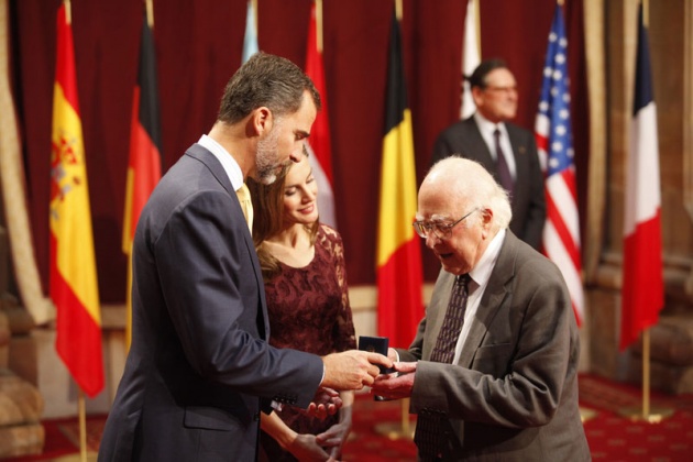 Recepcin de los Prncipes a los premiados con los Premios Prncipe de Asturias 2013