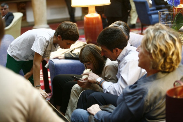 Ambiente en el Hotel de la Reconquista la maana de los Premios Prncipe de Asturias 2013