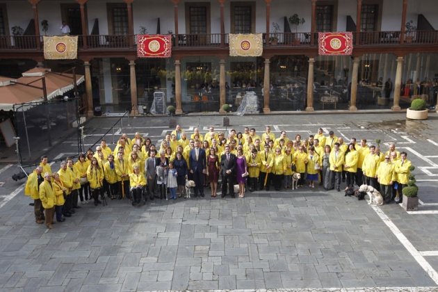 Ambiente en el Hotel de la Reconquista la maana de los Premios Prncipe de Asturias 2013