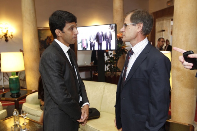 Ambiente en el Hotel de la Reconquista la maana de los Premios Prncipe de Asturias 2013