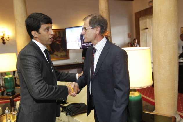 Ambiente en el Hotel de la Reconquista la maana de los Premios Prncipe de Asturias 2013