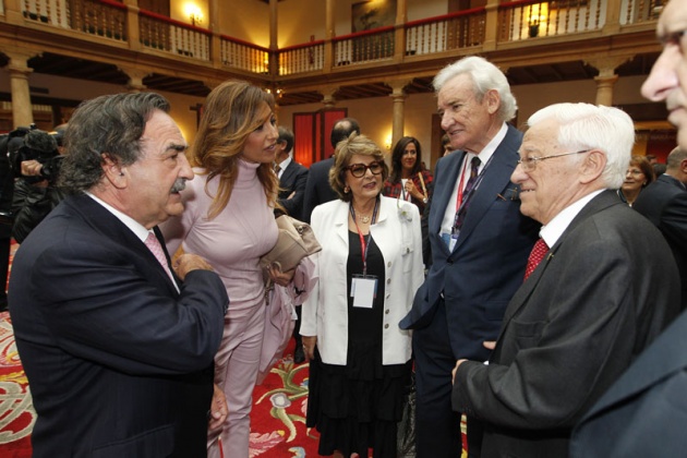 Ambiente en el Hotel de la Reconquista la maana de los Premios Prncipe de Asturias 2013