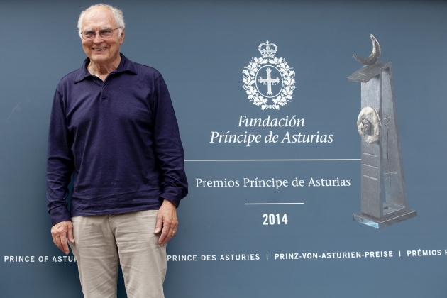 Llegada a Oviedo de Galen D. Stucky, Premio Prncipe de Asturias de la Ivestigacin Cientfica y Tcnica 2014