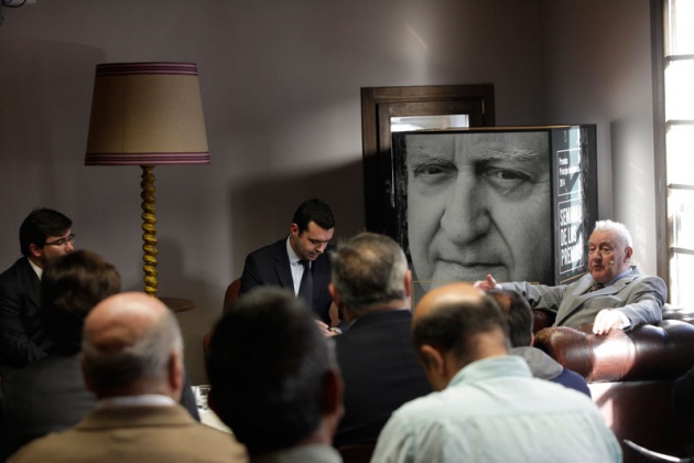 Joseph Prez, Premio Prncipe de Asturias de las Ciencias Sociales, visita Villaviciosa y Tazones