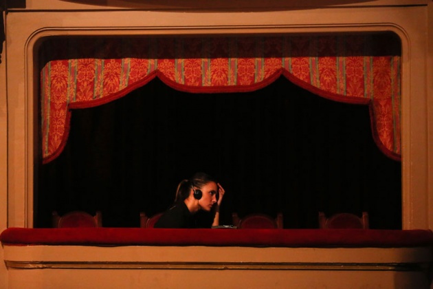 Caddy Adzuba, Premio Prncipe de Asturias de la Concordia 2014, charla en el Teatro Palacio Valds de Avils