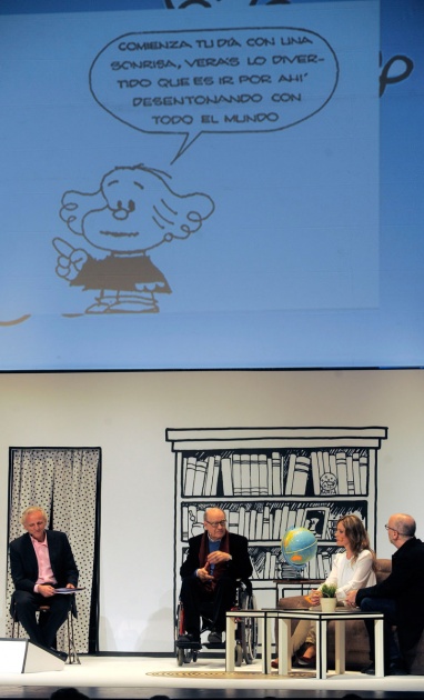 Los discpulos del dibujante, Peridis, Gallego & Rey y Puebla, destacan la genialidad de su obra