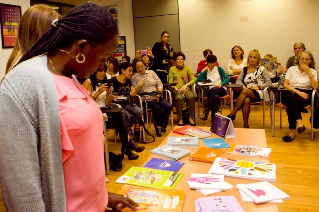 La periodista congolea se llev de Gijn el homenaje de los colectivos de mujeres, a las que sum a su lucha contra "el feminicidio" como estrategia de guerra