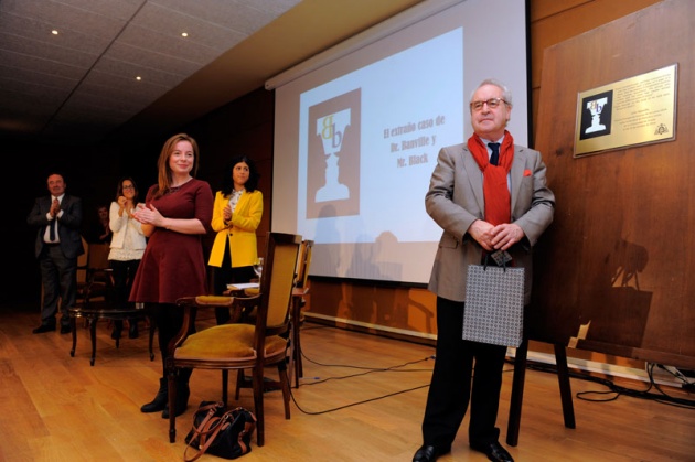 Encuentro de John Banville con estudiantes en el Campus de Humanidades de la Universidad de Oviedo