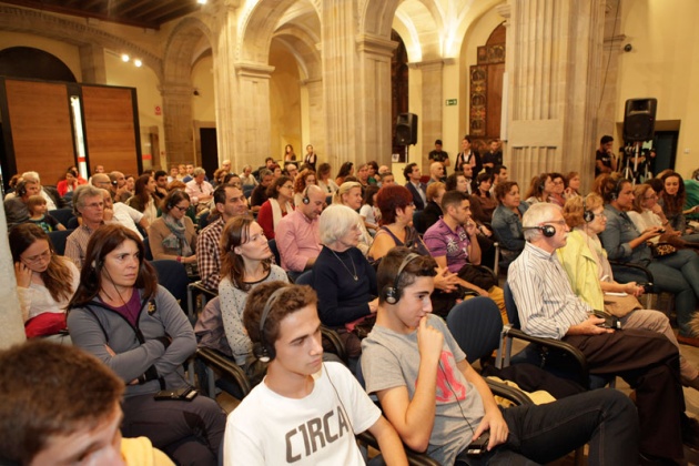 "Podis ser los mejores del mundo", asegura Wittenberg en su encuentro con un centenar de jvenes atletas gijoneses