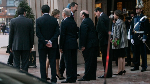 Llegada de los Reyes a Oviedo para la entrega de los Premios "Prncipe de Asturias" 2014