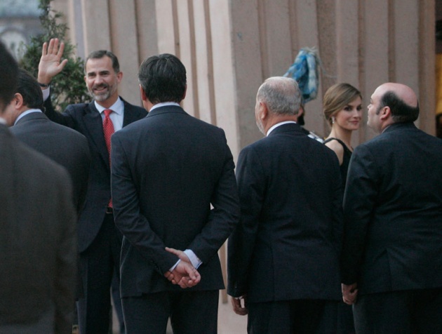 Llegada de los Reyes a Oviedo para la entrega de los Premios "Prncipe de Asturias" 2014