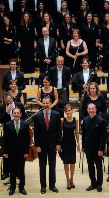 Llegada de los Reyes a Oviedo para la entrega de los Premios "Prncipe de Asturias" 2014