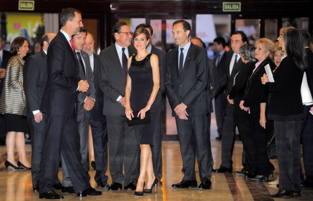 Llegada de los Reyes a Oviedo para la entrega de los Premios "Prncipe de Asturias" 2014