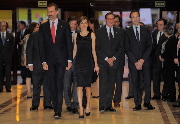 Llegada de los Reyes a Oviedo para la entrega de los Premios "Prncipe de Asturias" 2014