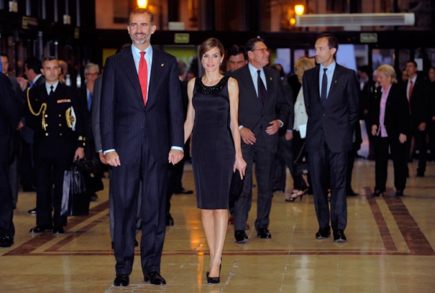 Llegada de los Reyes a Oviedo para la entrega de los Premios "Prncipe de Asturias" 2014