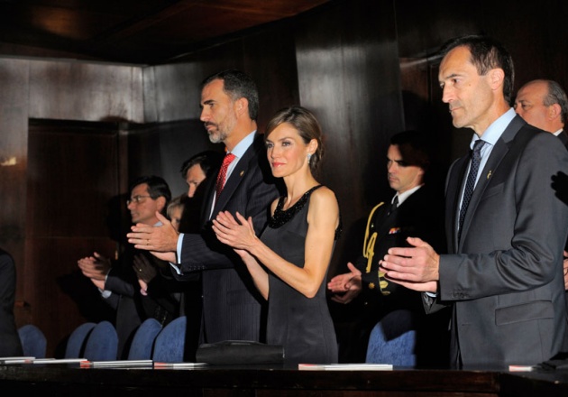 Llegada de los Reyes a Oviedo para la entrega de los Premios "Prncipe de Asturias" 2014