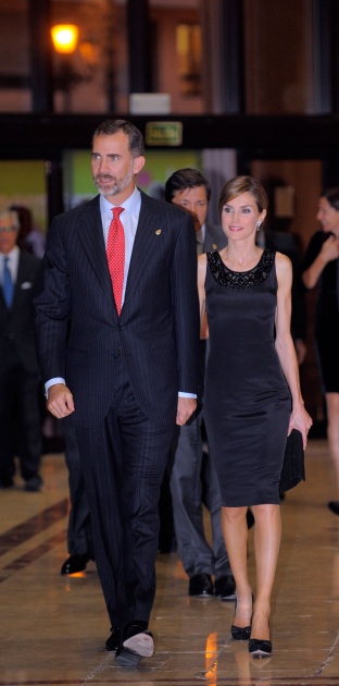 Llegada de los Reyes a Oviedo para la entrega de los Premios "Prncipe de Asturias" 2014