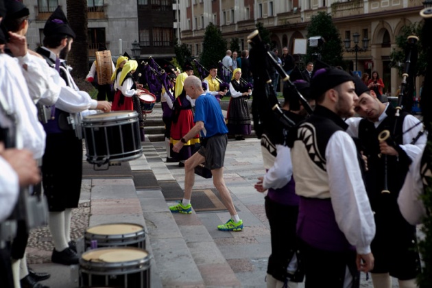 Ambiente el el hotel de la Reconquista en la maana de los premios "Prncipe de Asturias" 2014