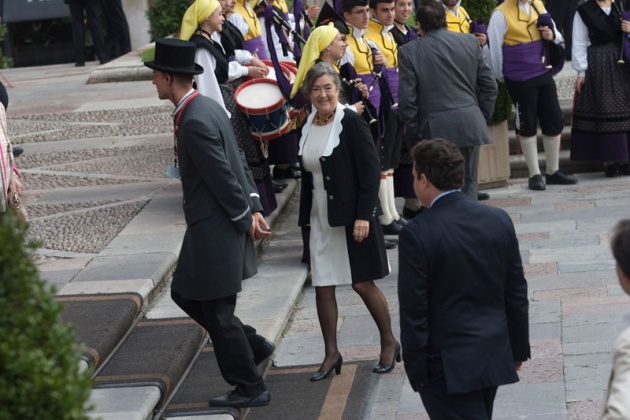 Ambiente el el hotel de la Reconquista en la maana de los premios "Prncipe de Asturias" 2014